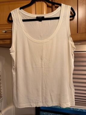 St. John Caviar - Sz Large White Sequin